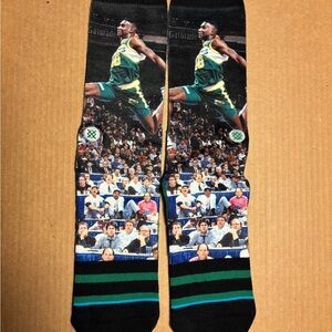 Stance Shawn Kemp dunk contest socks Sz L-XL